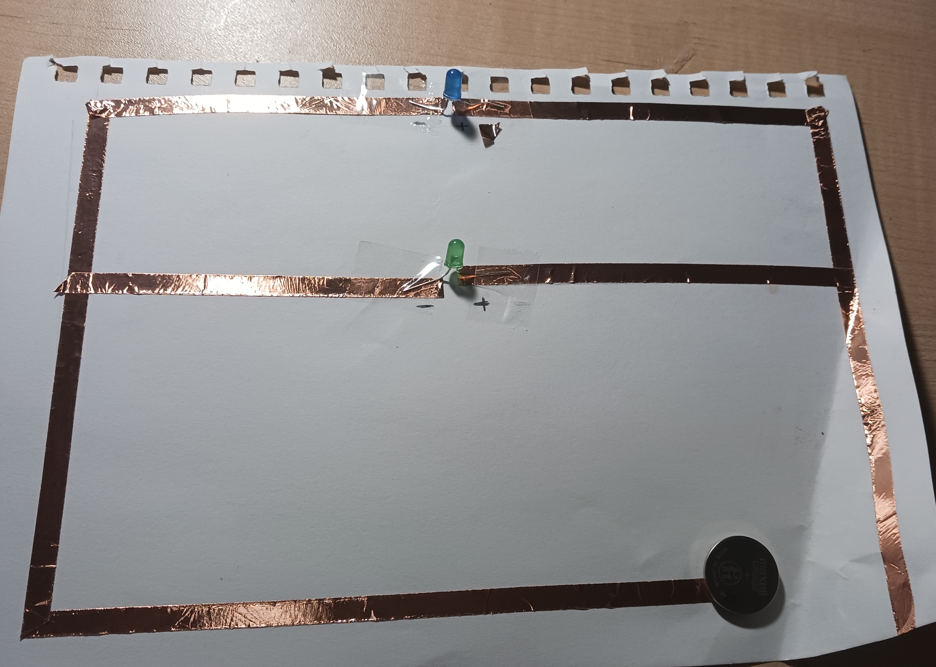 Making second part of parallel circuit