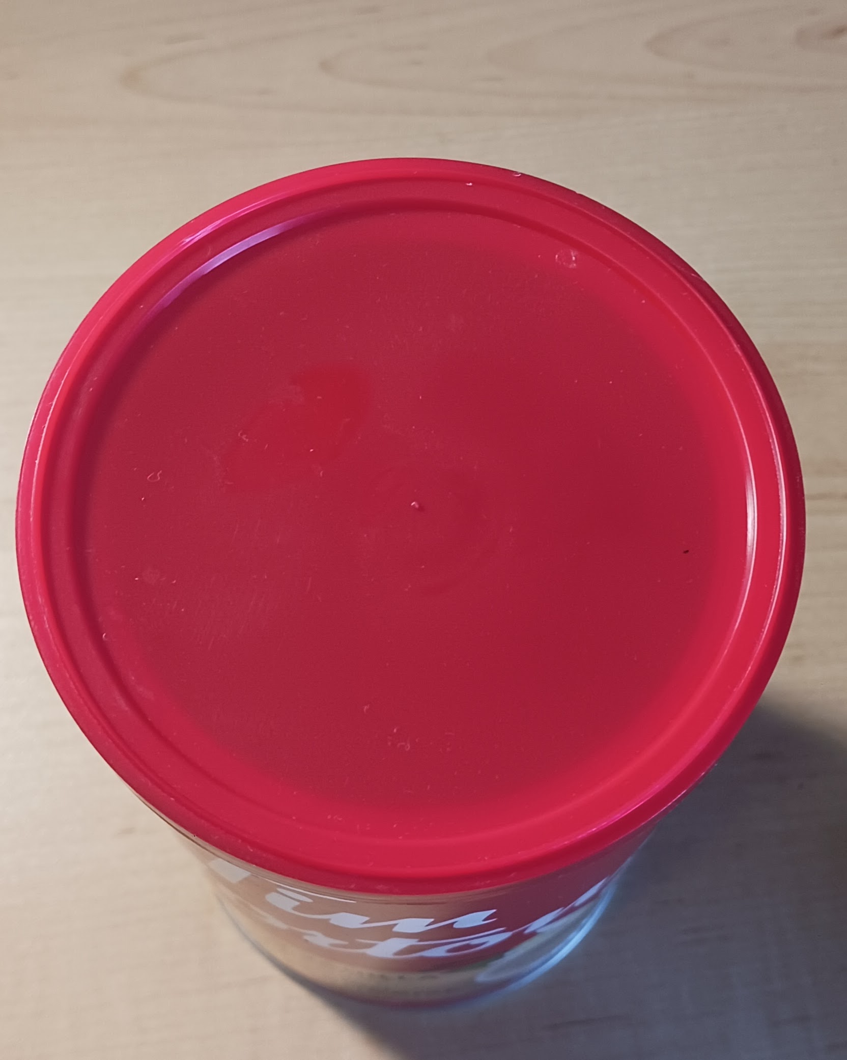 Top-down view of instant coffee that I will be using as one of my primitives