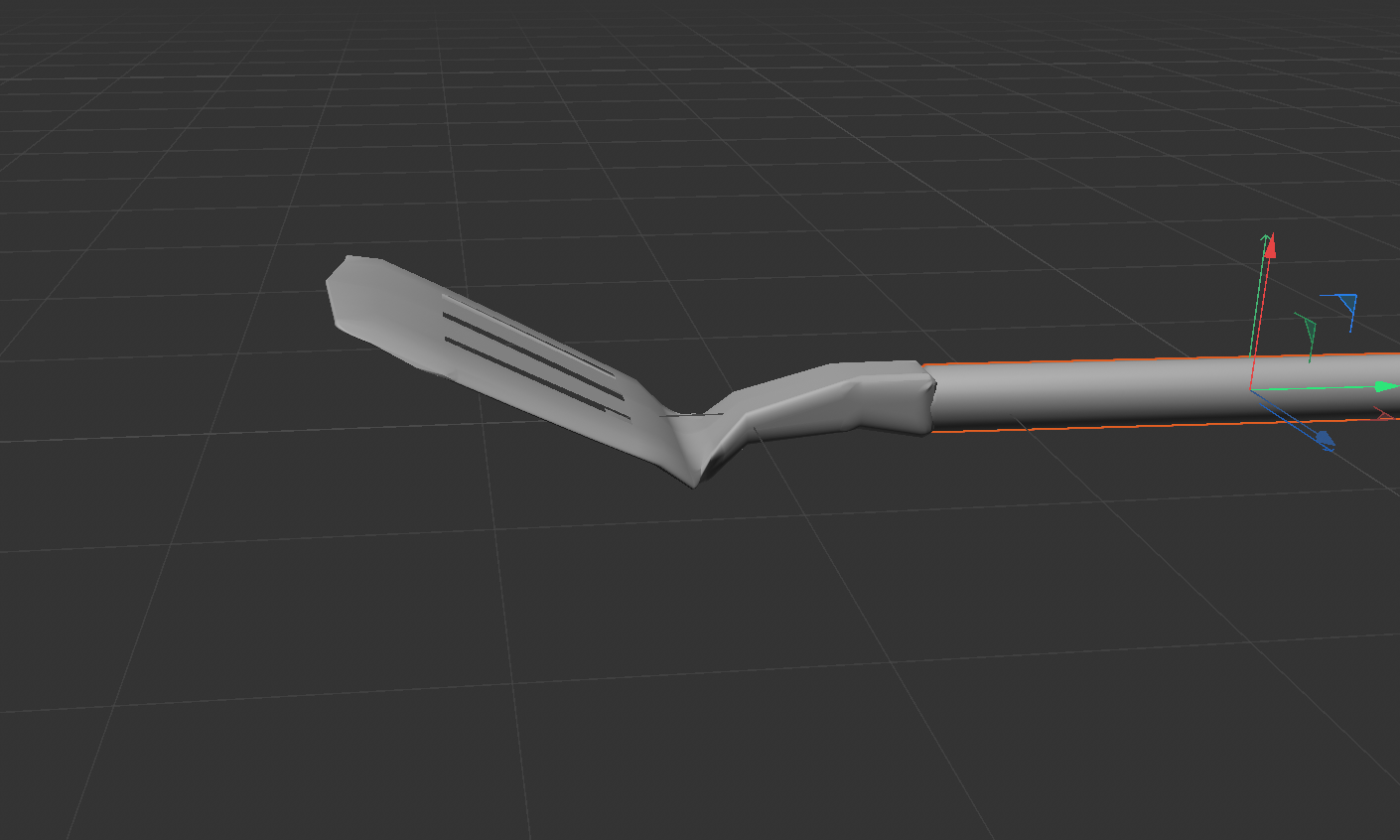 Process work: First experiment with modelling spatula