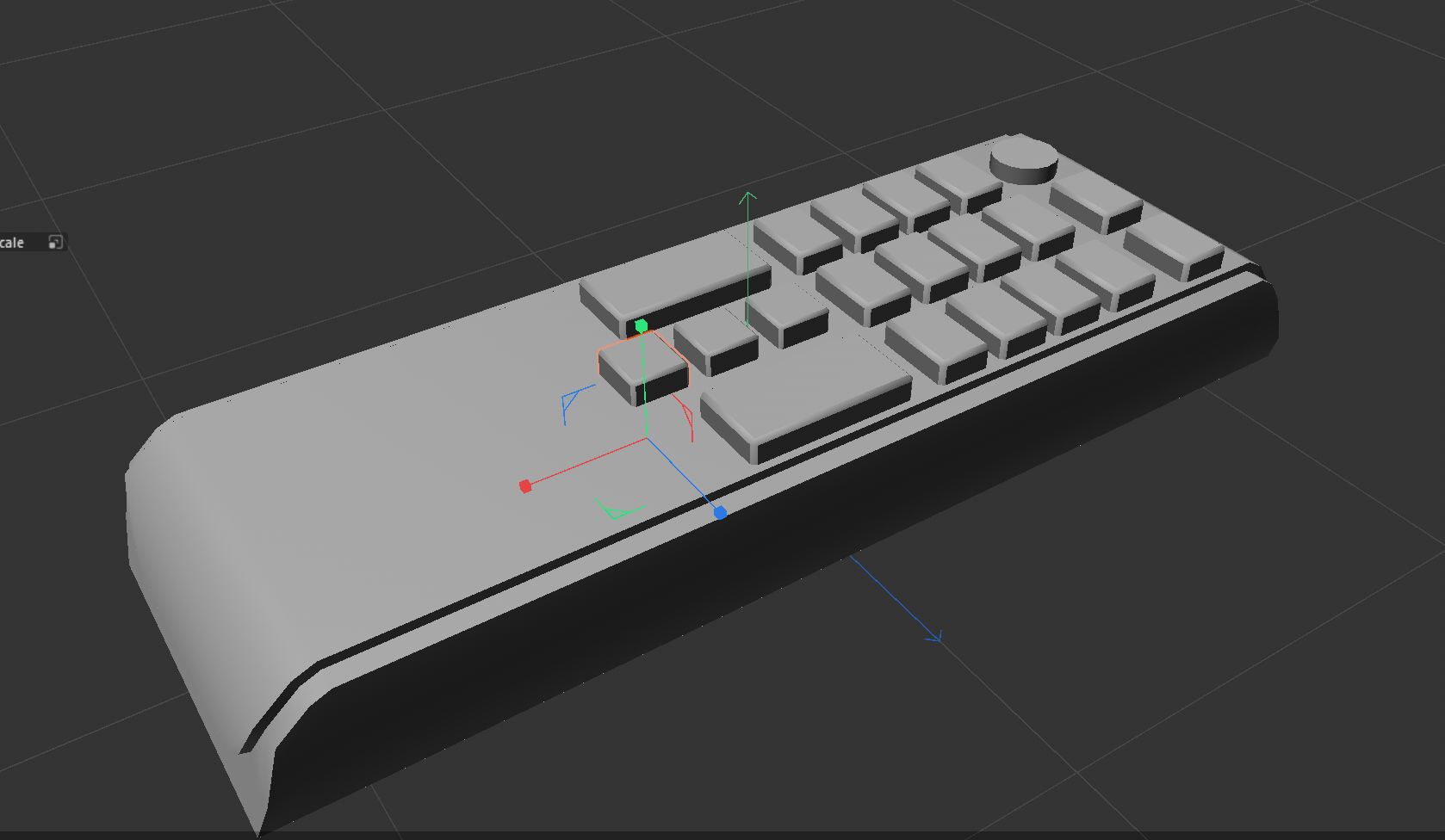 Process work of remote control model