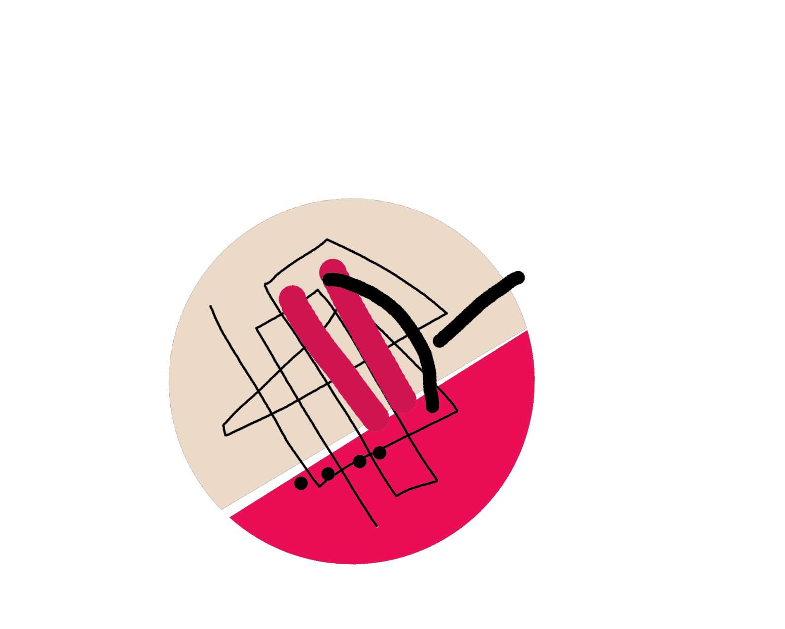 Data portrait made using parameters from original TED Talk 