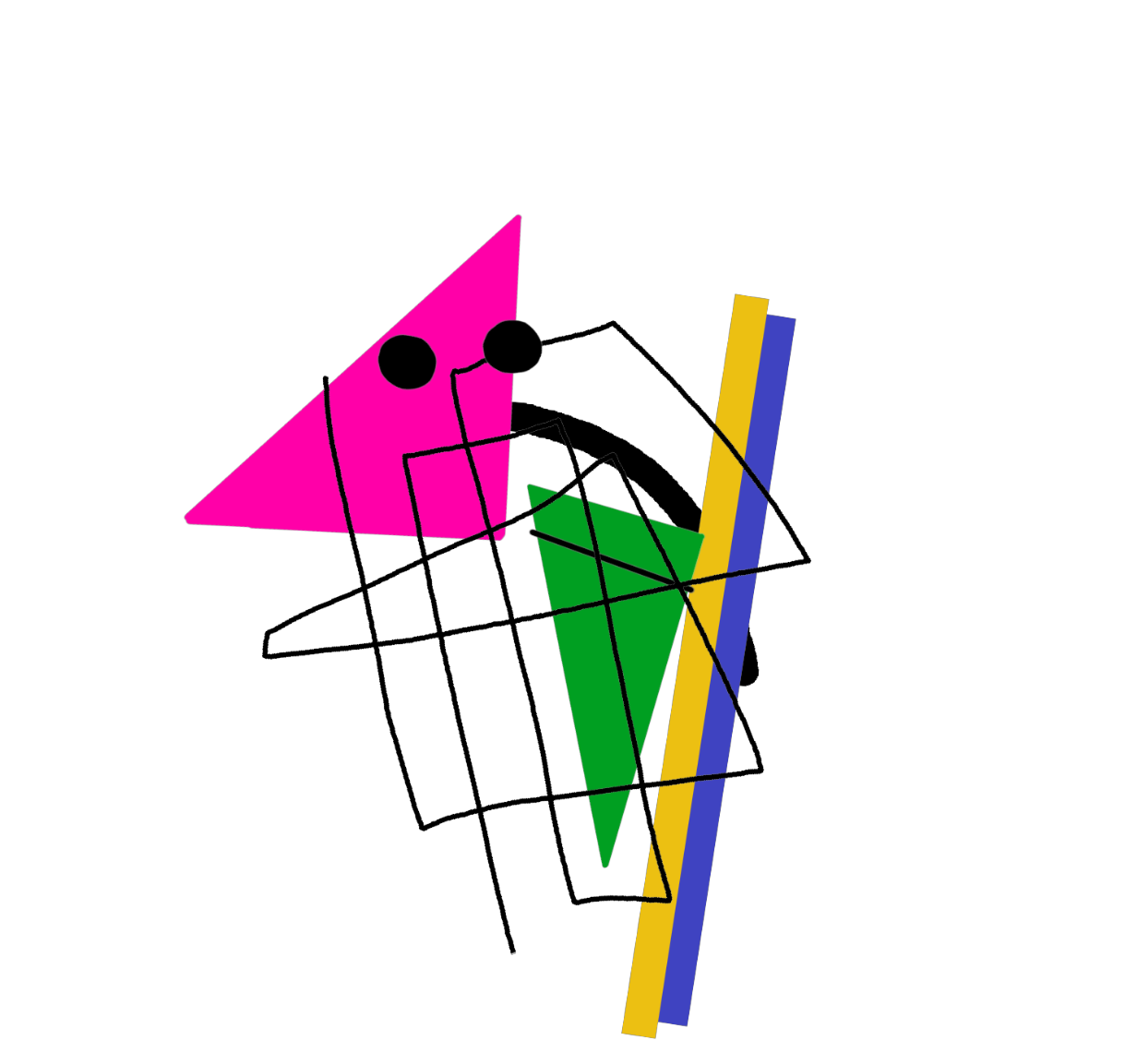 Data protrait representing opinion on future, country of origin, singing habits, phone, where phone is kept when sleeping, type of TED and years spent in college