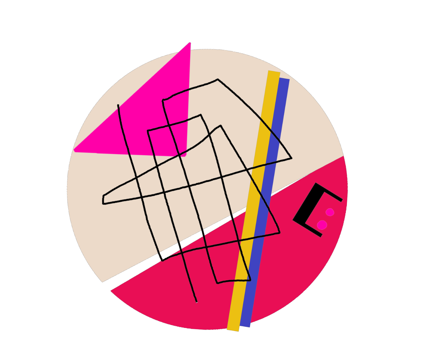 Data protrait representing opinion on rules,ideal workspace