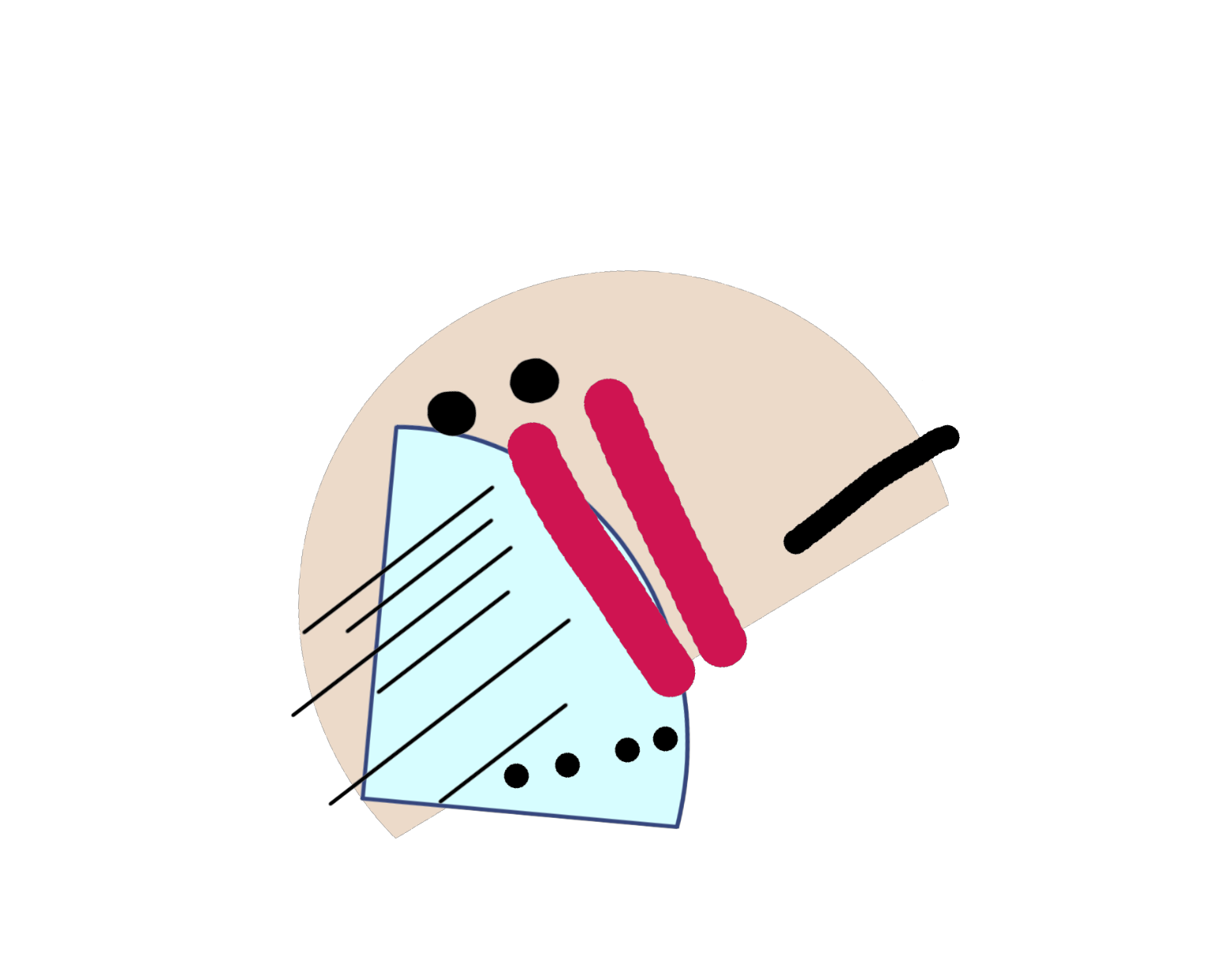 Data protrait representing opinion on ideal workspace, my risk averse personality,  friend I'd take to desert island, best time to get ideas, preferred novel genre, years spent in college, email anxiety limit